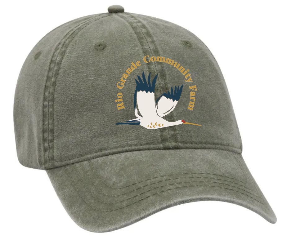 Sandhill Crane Embroidered Cotton Cap NEW Bird Hat 