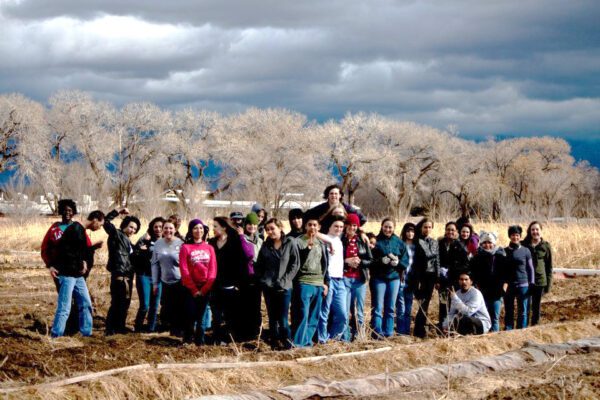 Young volunteers Rio Grande Community Farm