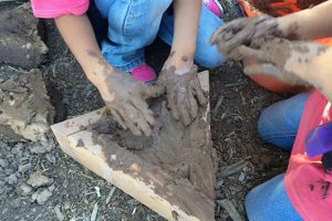 Making a triangular adobe block